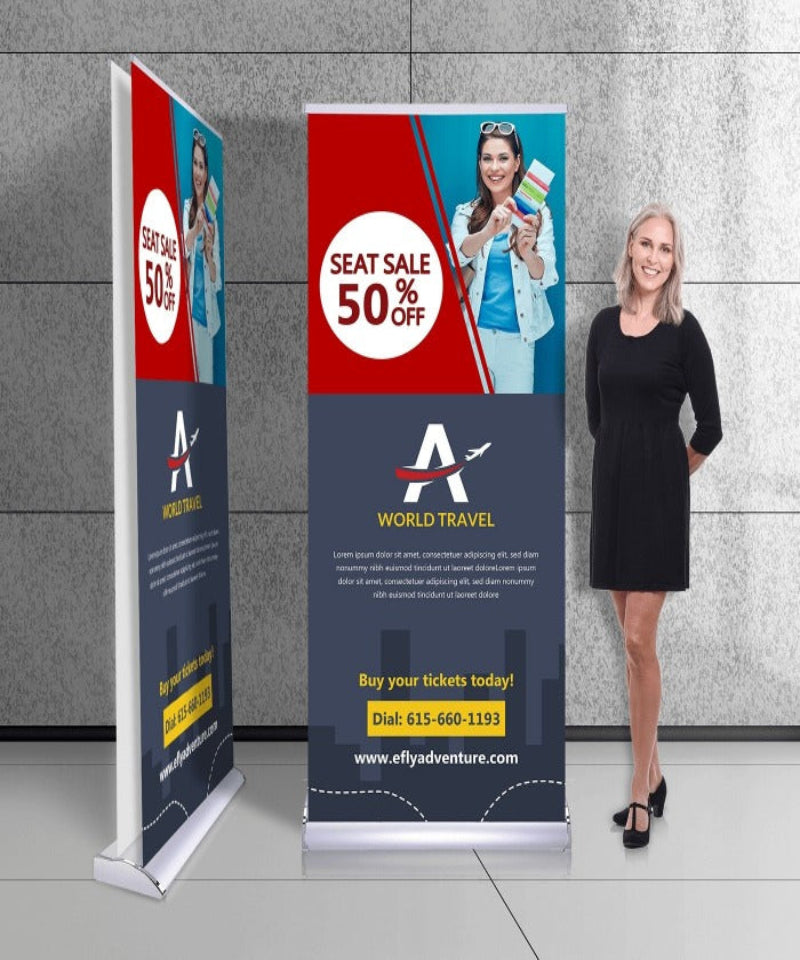 Deluxe Retractable Banner with Stand