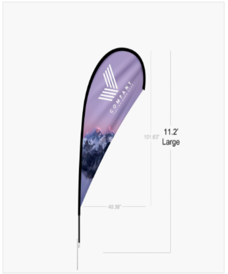 Teardrop Flag